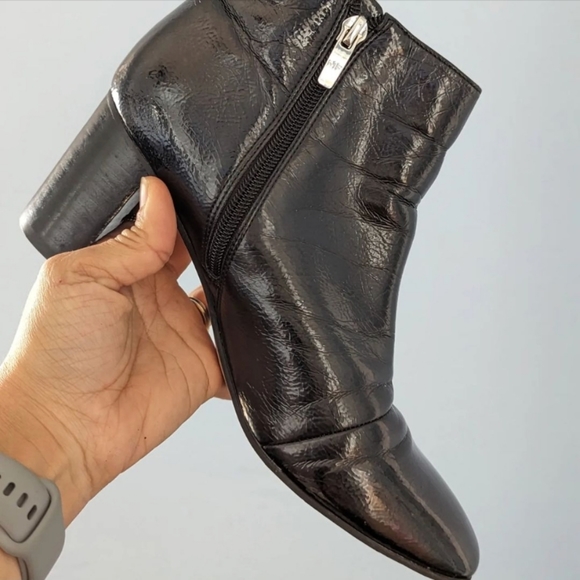 Marc Fisher Leather zip up booties - Picture 7 of 10